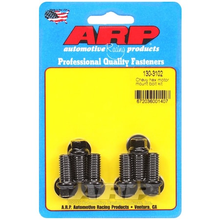 Arp CHEVY HEX MOTOR MOUNT BOLT KIT 130-3102